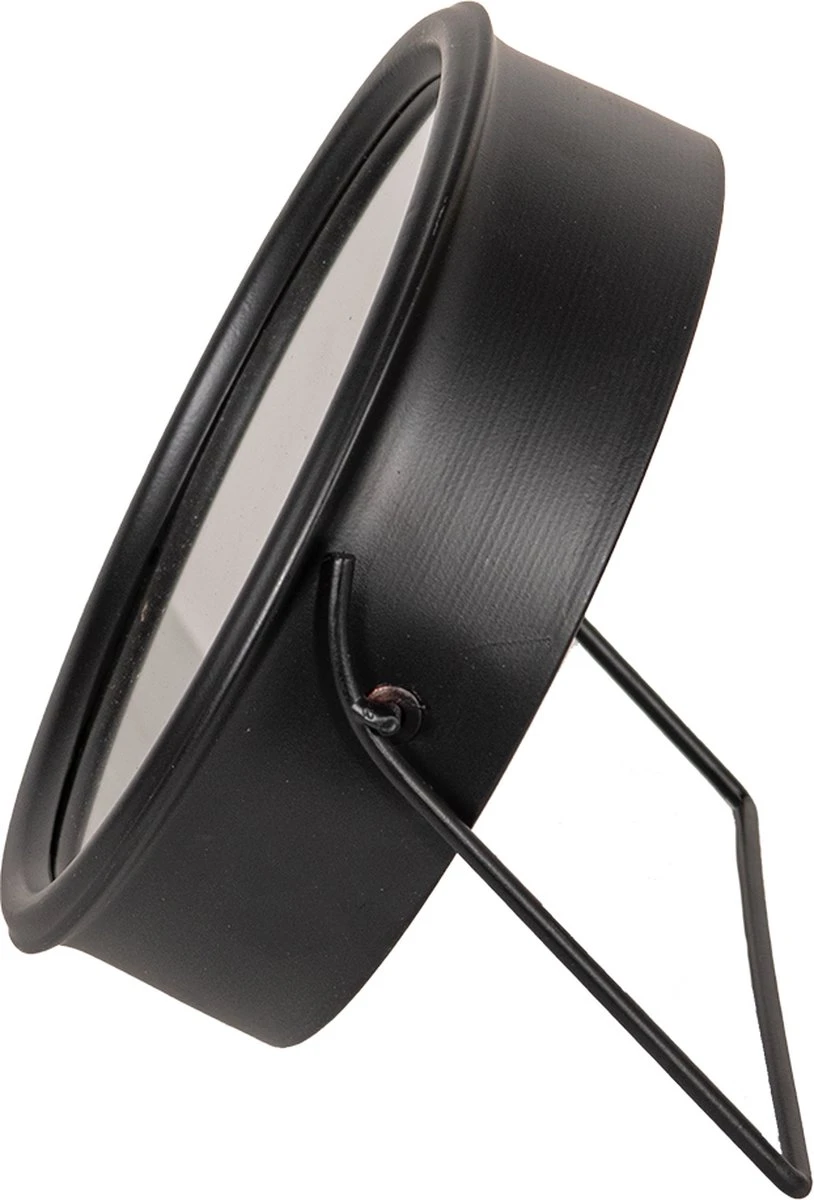 Clayre & Eef Tafelklok 20x6x20 Cm Zwart Bruin Ijzer Tafelklokken Binnen Staand Klokje Tafelklokje 5 Clayre & Eef Tafelklok 20x6x20 Cm Zwart Bruin Ijzer Tafelklokken Binnen Staand Klokje Tafelklokje - Afbeelding 3