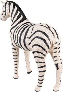 Clayre & Eef Beeld Zebra 28 Cm Zwart Wit Papier Ijzer Textiel Woonaccessoires Beeld Decoratie Decoratieve Accessoires -Clayre & Eef 818x1200 2