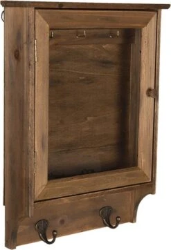 Clayre & Eef Sleutelkastje 29x8x40 Cm Bruin Hout Rechthoek Sleutelhouder Sleutelrekje -Clayre & Eef 819x1200 3