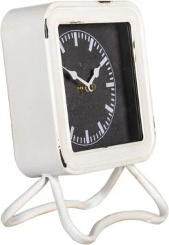 Clayre & Eef Tafelklok 16x22 Cm Wit Metaal Tafelklokken Binnen Staand Klokje Tafelklokje 11 Clayre & Eef Tafelklok 16x22 Cm Wit Metaal Tafelklokken Binnen Staand Klokje Tafelklokje -Clayre & Eef 828x1200 4