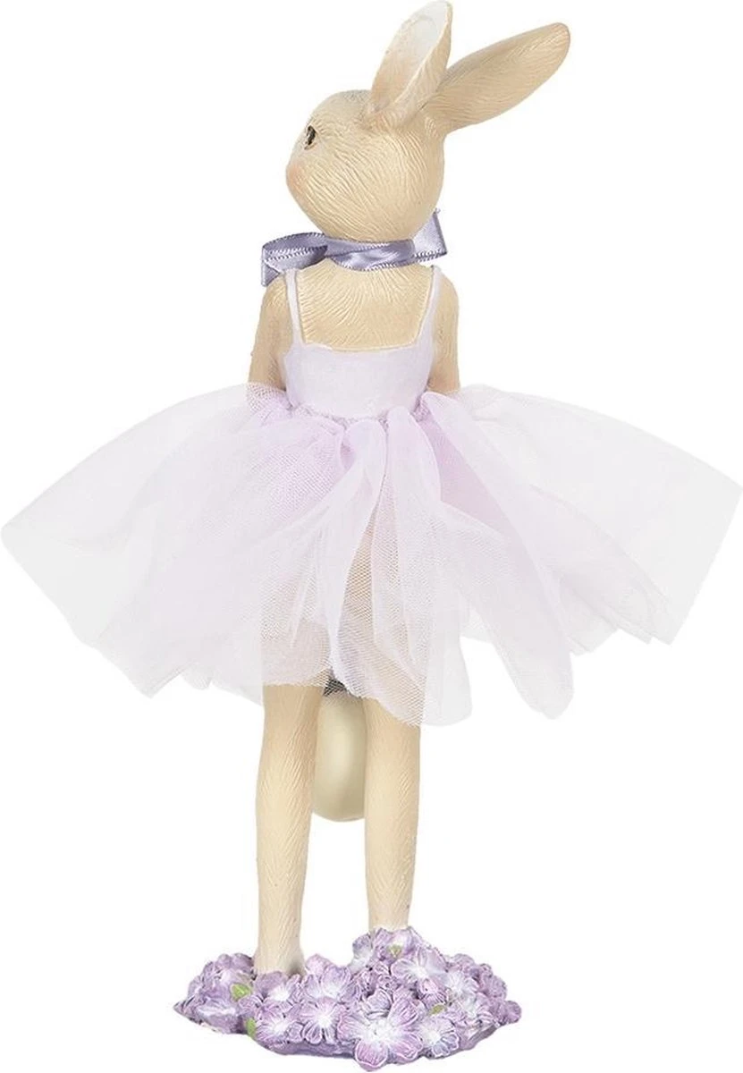 Clayre & Eef Beeld Konijn 8x8x25 Cm Paars Polyresin Woonaccessoires Pasen Paashaas 5 Clayre & Eef Beeld Konijn 8x8x25 Cm Paars Polyresin Woonaccessoires Pasen Paashaas - Afbeelding 3