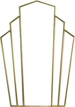 Clayre & Eef Spiegel 70x100 Cm Goudkleurig Kunststof Grote Spiegel Wand Spiegel Muur Spiegel -Clayre & Eef 837x1200 2