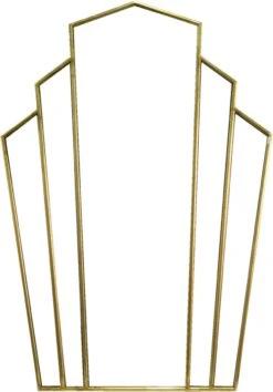 Clayre & Eef Spiegel 70x100 Cm Goudkleurig Kunststof Grote Spiegel Wand Spiegel Muur Spiegel -Clayre & Eef 838x1200 2