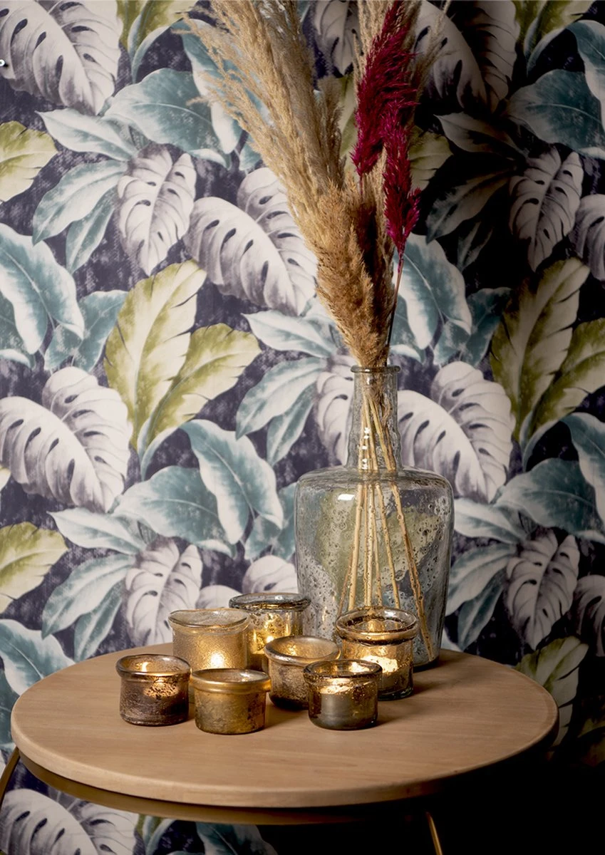 Clayre & Eef Theelichthouder Ø 8*7 Cm Goudkleurig Glas Waxinelichthouder Windlichthouder 4 Clayre & Eef Theelichthouder Ø 8*7 Cm Goudkleurig Glas Waxinelichthouder Windlichthouder - Afbeelding 2