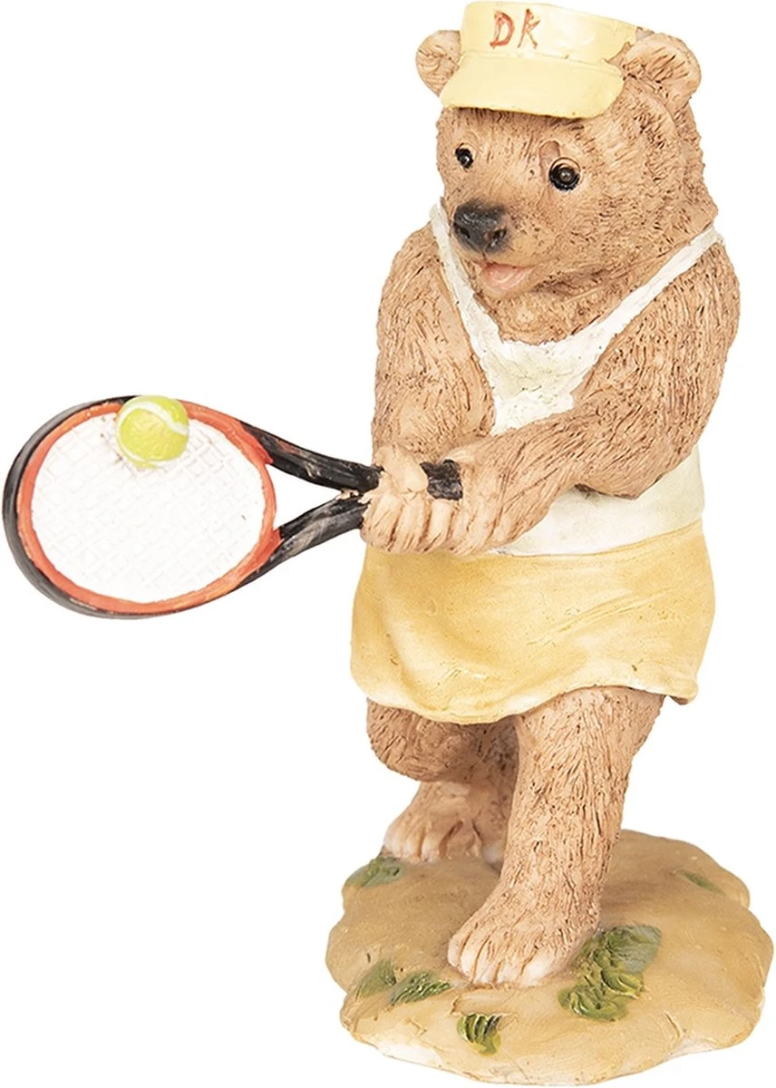 Clayre & Eef Beeld Beer 8x7x11 Cm Bruin Kunststof Woonaccessoires Beeld Decoratie Decoratieve Accessoires 3 Clayre & Eef Beeld Beer 8x7x11 Cm Bruin Kunststof Woonaccessoires Beeld Decoratie Decoratieve Accessoires