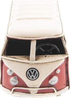 Clayre & Eef Modelauto Volkswagen Bus Licentie Camper 14x6x6 Cm Rood Ijzer Miniatuur VW Bus Miniatuur Auto -Clayre & Eef 857x1200