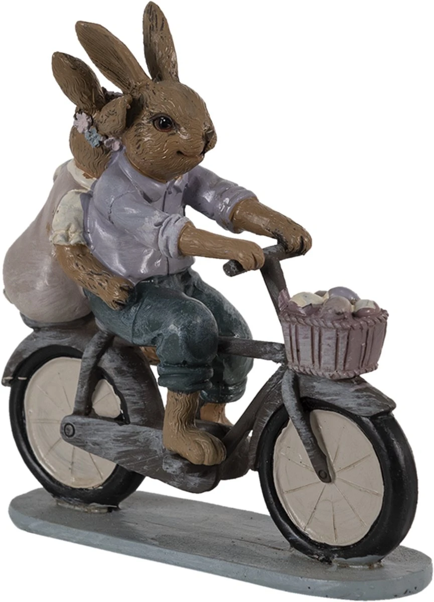 Clayre & Eef Beeld Konijn 14x5x15 Cm Bruin Paars Kunststof Woonaccessoires Paashaas Pasen 8 Clayre & Eef Beeld Konijn 14x5x15 Cm Bruin Paars Kunststof Woonaccessoires Paashaas Pasen - Afbeelding 6