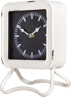 Clayre & Eef Tafelklok 16x22 Cm Wit Metaal Tafelklokken Binnen Staand Klokje Tafelklokje 10 Clayre & Eef Tafelklok 16x22 Cm Wit Metaal Tafelklokken Binnen Staand Klokje Tafelklokje -Clayre & Eef 874x1200 1