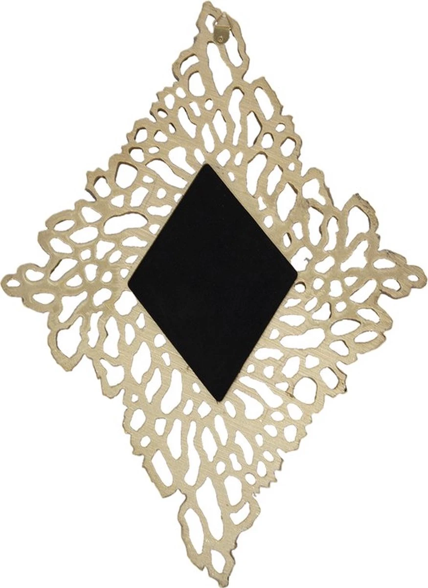 Clayre & Eef Spiegel 26x36 Cm Goudkleurig Kunststof Grote Spiegel Wand Spiegel Muur Spiegel 5 Clayre & Eef Spiegel 26x36 Cm Goudkleurig Kunststof Grote Spiegel Wand Spiegel Muur Spiegel - Afbeelding 3