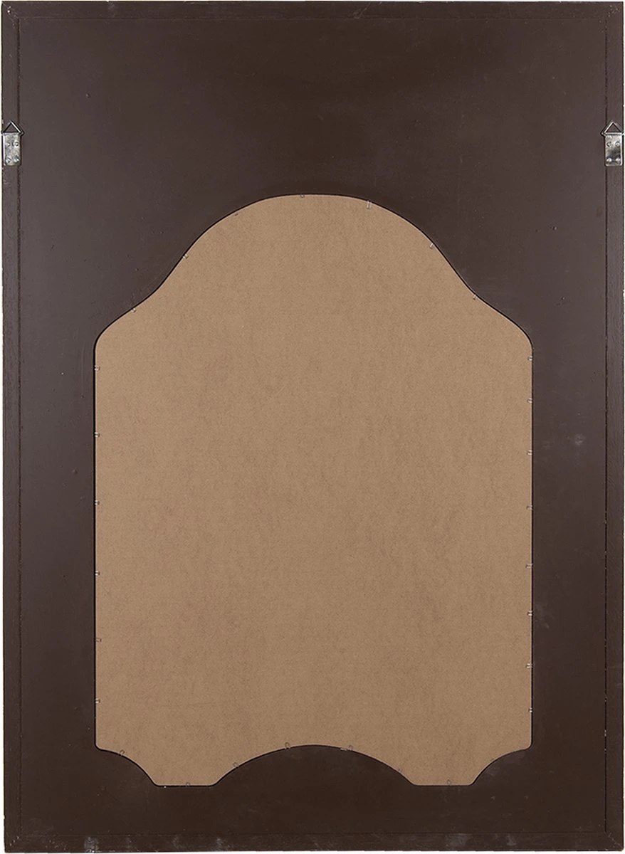 Clayre & Eef Spiegel 95x130 Cm Bruin Kunststof Grote Spiegel Wand Spiegel Muur Spiegel 4 Clayre & Eef Spiegel 95x130 Cm Bruin Kunststof Grote Spiegel Wand Spiegel Muur Spiegel - Afbeelding 2