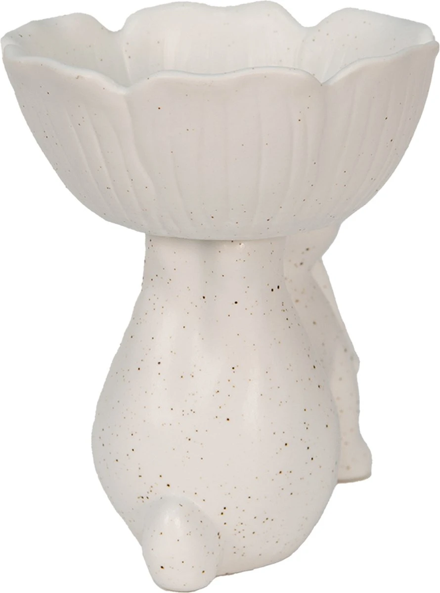 Clayre & Eef Beeld Konijn 15x11x14 Cm Wit Kunststof Woonaccessoires Paashaas Pasen 5 Clayre & Eef Beeld Konijn 15x11x14 Cm Wit Kunststof Woonaccessoires Paashaas Pasen - Afbeelding 3