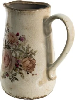 Clayre & Eef Decoratieve Schenkkan 1500 Ml Roze Beige Keramiek Bloemen Waterkan Kan 16 Clayre & Eef Decoratieve Schenkkan 1500 Ml Roze Beige Keramiek Bloemen Waterkan Kan -Clayre & Eef 901x1200 2