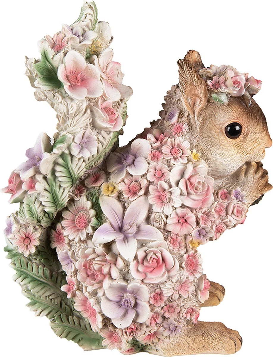 Clayre & Eef Decoratie Eekhoorn 14x22x28 Cm Roze Kunststof Eekhoorn Beeld Decoratief Figuur Woonaccessoires 6 Clayre & Eef Decoratie Eekhoorn 14x22x28 Cm Roze Kunststof Eekhoorn Beeld Decoratief Figuur Woonaccessoires - Afbeelding 4