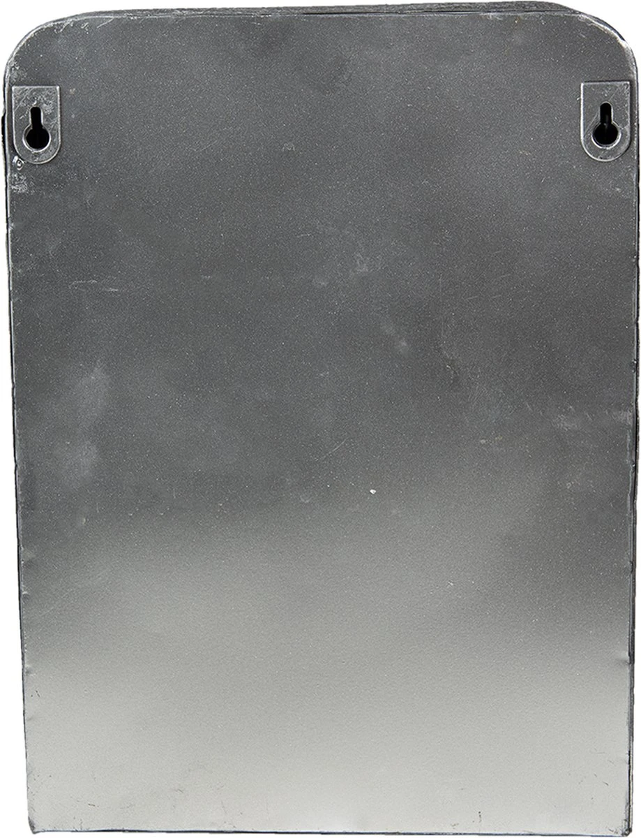 Clayre & Eef Sleutelkastje 23x10x30 Cm Zwart Grijs Metaal Rechthoek Sleutelhouder Sleutelrekje 6 Clayre & Eef Sleutelkastje 23x10x30 Cm Zwart Grijs Metaal Rechthoek Sleutelhouder Sleutelrekje - Afbeelding 4