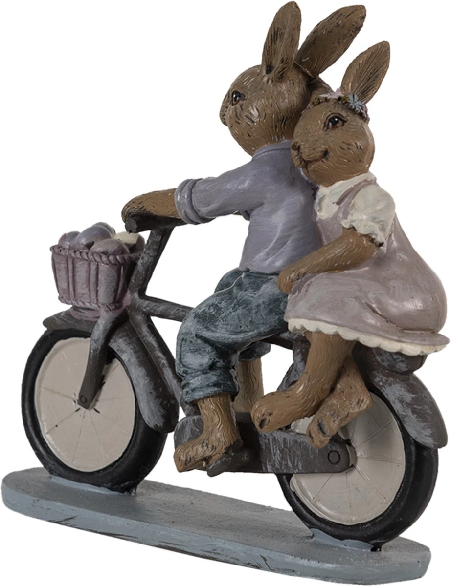 Clayre & Eef Beeld Konijn 14x5x15 Cm Bruin Paars Kunststof Woonaccessoires Paashaas Pasen 10 Clayre & Eef Beeld Konijn 14x5x15 Cm Bruin Paars Kunststof Woonaccessoires Paashaas Pasen - Afbeelding 8