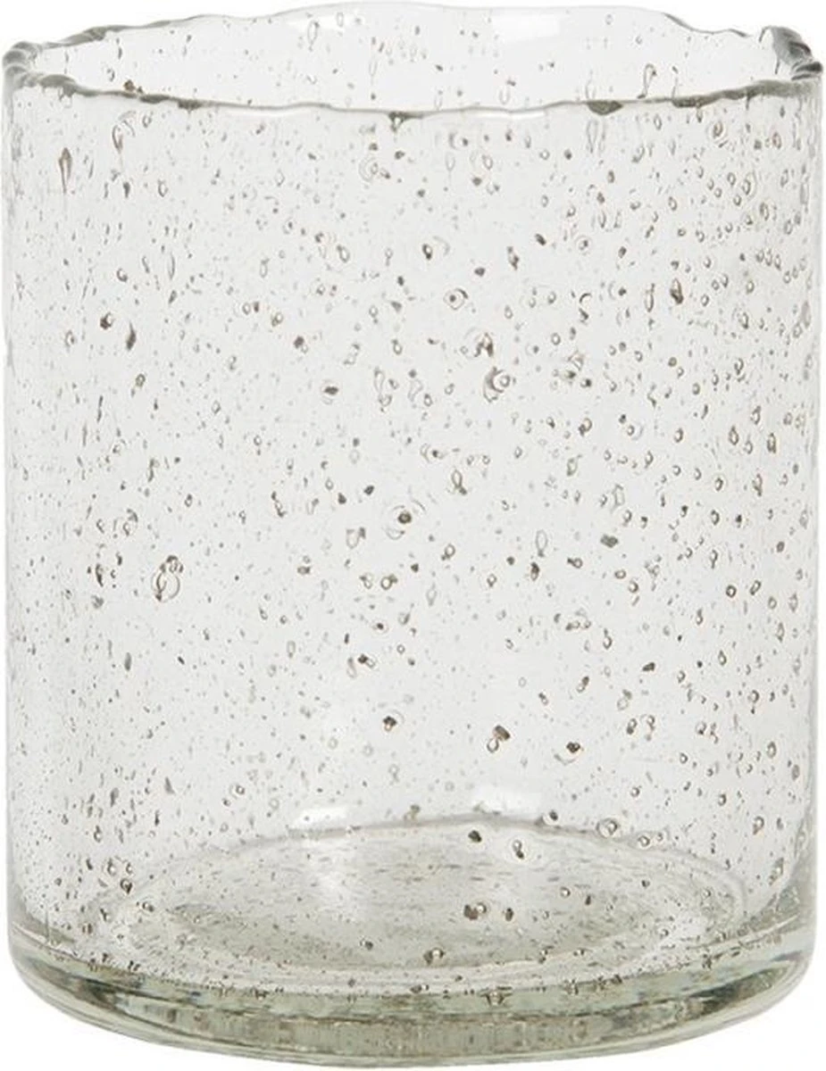 Clayre & Eef Theelichthouder Ø 8x10 Cm Glas Rond Waxinelichthouder Windlichthouder 4 Clayre & Eef Theelichthouder Ø 8x10 Cm Glas Rond Waxinelichthouder Windlichthouder - Afbeelding 2