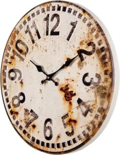 Clayre & Eef Wandklok Ø 40 Cm Beige Ijzer Rond Muurklok Hangklok Keukenklok 8 Clayre & Eef Wandklok Ø 40 Cm Beige Ijzer Rond Muurklok Hangklok Keukenklok -Clayre & Eef 930x1200 4