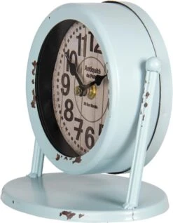 Clayre & Eef Tafelklok Ø 15 Cm Blauw Beige Ijzer Rond Tafelklokken Binnen Staand Klokje Tafelklokje 15 Clayre & Eef Tafelklok Ø 15 Cm Blauw Beige Ijzer Rond Tafelklokken Binnen Staand Klokje Tafelklokje -Clayre & Eef 931x1200