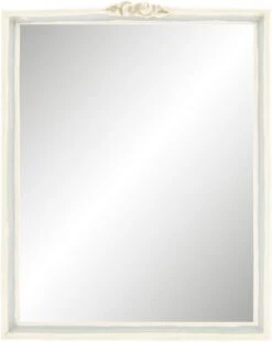 Clayre & Eef Spiegel 22x28 Cm Wit Kunststof Rechthoek Grote Spiegel Wand Spiegel Muur Spiegel -Clayre & Eef 953x1200 1