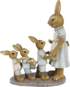 Clayre & Eef Beeld Konijn 19 Cm Bruin Groen Kunststof Woonaccessoires Pasen Paashaas 9 Clayre & Eef Beeld Konijn 19 Cm Bruin Groen Kunststof Woonaccessoires Pasen Paashaas -Clayre & Eef 971x1200