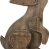 Clayre & Eef Beeld Konijn 20x12x26 Cm Bruin Hout Decoratie Beeld Paashaas Woonaccessoires -Clayre & Eef 973x1200 4