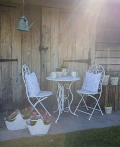 Clayre & Eef Kussenhoes 40x40 Cm Wit Katoen Vierkant Bloemen Sierkussenhoes Kussen Hoes -Clayre & Eef 983x1200 1