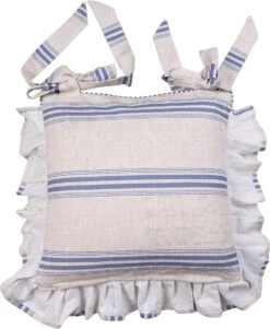 Clayre & Eef Kussenhoes Stoelkussen 40x40 Cm Beige Katoen Haan Sierkussen Kussensloop -Clayre & Eef 984x1200 1