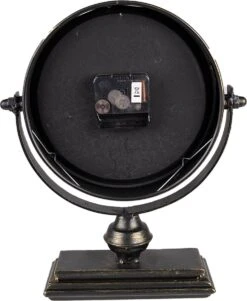 Clayre & Eef Tafelklok 25x8x30 Cm Zwart Metaal Tafelklokken Binnen Staand Klokje Tafelklokje 7 Clayre & Eef Tafelklok 25x8x30 Cm Zwart Metaal Tafelklokken Binnen Staand Klokje Tafelklokje -Clayre & Eef 986x1200 2