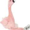 Clayre & Eef Deurstopper Flamingo 33x19x25 Cm Roze Polyester Deurklem Deurwig