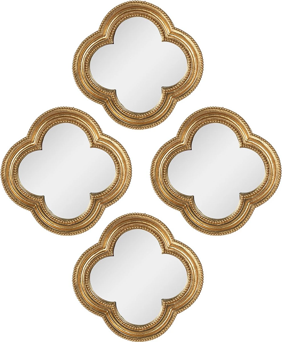 Clayre & Eef Spiegel 20 Cm Goudkleurig Kunststof Grote Spiegel Wand Spiegel Muur Spiegel 3 Clayre & Eef Spiegel 20 Cm Goudkleurig Kunststof Grote Spiegel Wand Spiegel Muur Spiegel