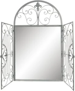 Clayre & Eef Spiegel 61x103 Cm Grijs Ijzer Grote Spiegel Wand Spiegel Muur Spiegel 11 Clayre & Eef Spiegel 61x103 Cm Grijs Ijzer Grote Spiegel Wand Spiegel Muur Spiegel -Clayre & Eef 994x1200